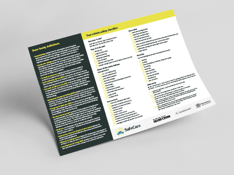 Thumbnail of Vehicle safety checklist - A4 brochure