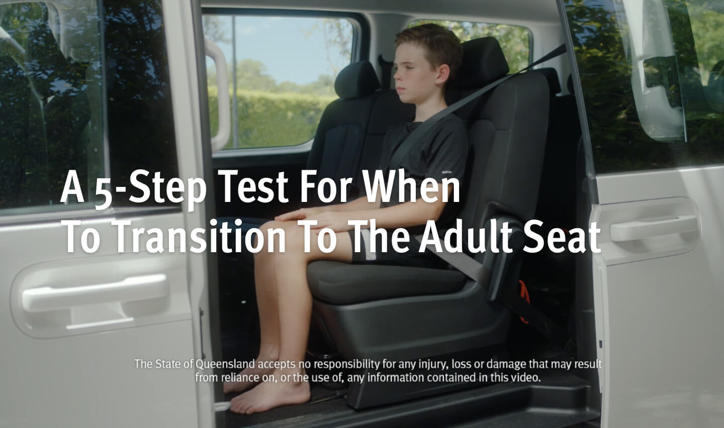 Thumbnail of 5-step adult seatbelt test Video